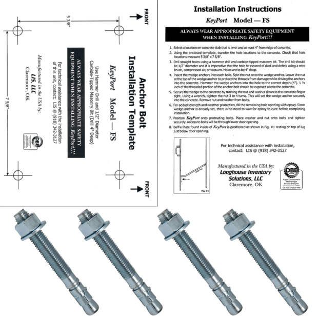 Keyport Installation Kit