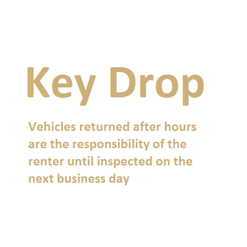 Decal - Key Drop After Hours (Sandstone Text on White)