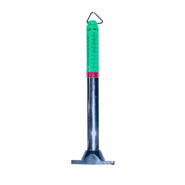 Two-Color Tread Depth Gauge with Ring