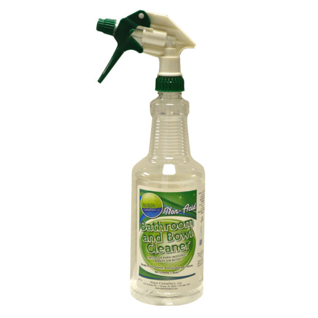 Non-Acid Bathroom and Bowl Cleaner Bottle