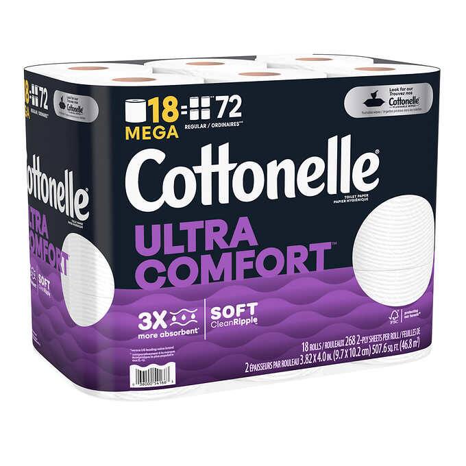 Cottonelle Ultra ComfortCare Bath Tissue (18 Roll Pack)