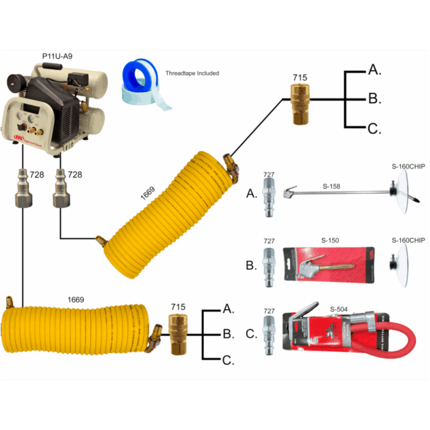 4 Gallon Compressor AND Kit