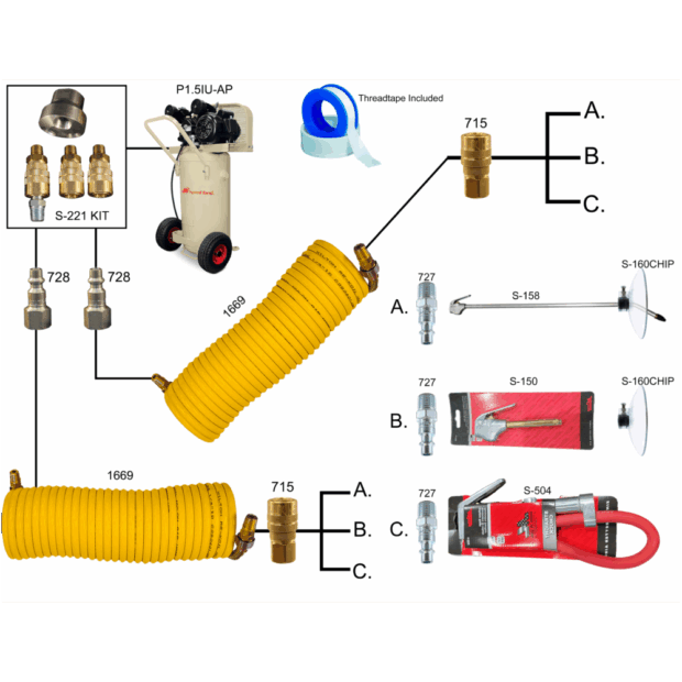 20 Gallon Compressor AND Kit