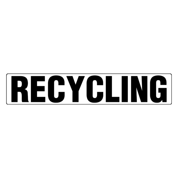 Decal Recycling 3.5in X 19in
