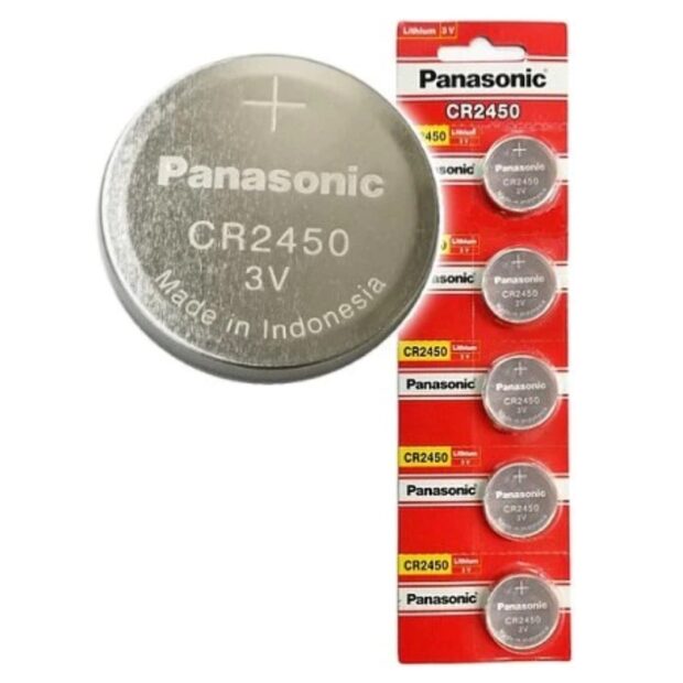 CR2450 Lithium Battery (Sleeve of 5)