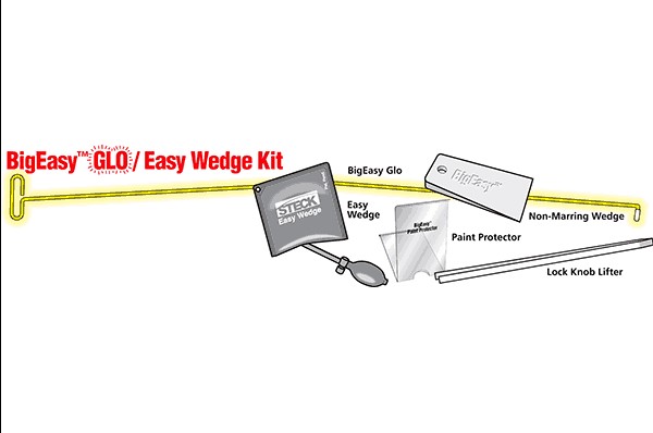 STECK - BIG EASY GLO/EASY WEDGE/NON MARRING WEDGE/LOCK KNOB LIFTER KIT