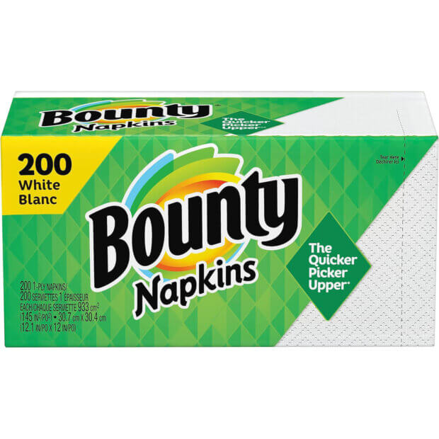 DISPOSABLE NAPKINS 12" X 12" 200CT