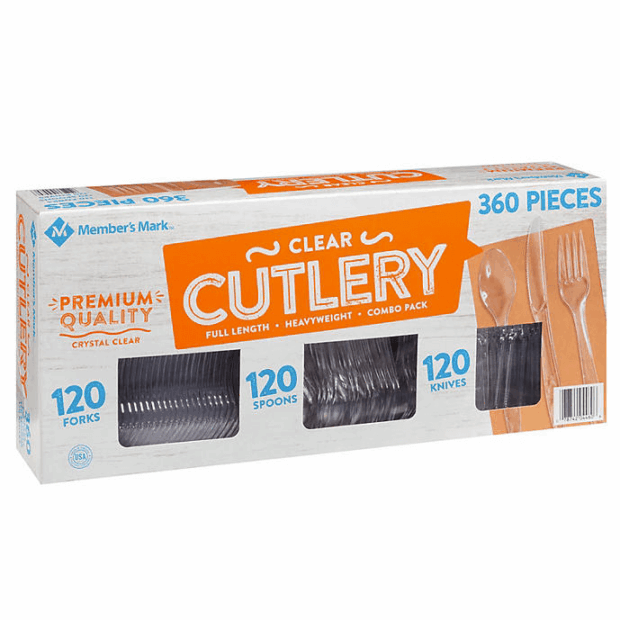 Clear Cutlery Combo Pack Heavy-Weight (360 ct.)