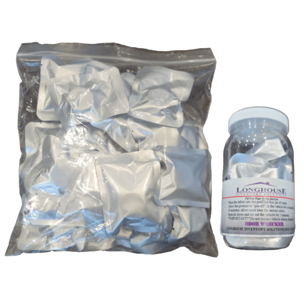Longhouse Odor Eliminator - Chlorine Dioxide Tab Case of 25 of 20g Tablets