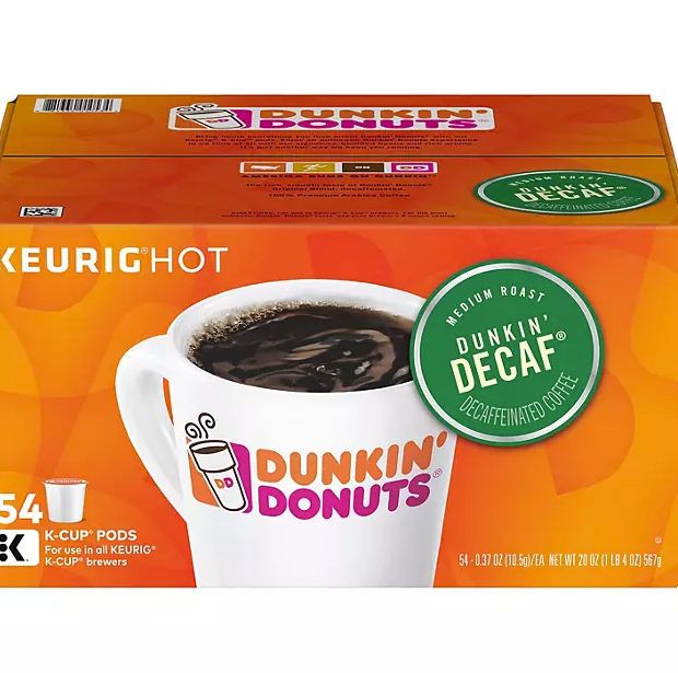 K-CUP | Dunkin' Donuts Decaf Blend K-Cups, Medium Roast (54 ct.)