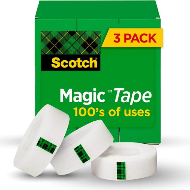 Scotch Tape Invisible Refills 3pk