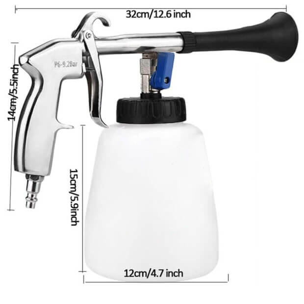 Air Powered Upholstery Cleaning Gun